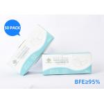 Foldable Easy Carrying Disposable Surgical Face Mask Good Air Permeability for sale