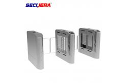 China Flap Security Turnstile Gate Face Recognition Flap Barrier 3 Years Warranty supplier