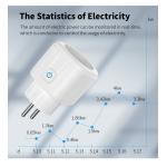 Eu Smart Plug Socket Wifi Outlet Tuya Alexa Voice Control Electrical Power Socket