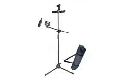 China Live Broadcasting Adjustable Stand Holder Microphone Bracket Floor 360 Degree supplier