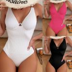 Yellow Swimming Suits Bikini with Floral Pattern for Swimming for sale