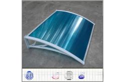 China 120cm *150cm Polycarbonate Hollow Sheet Canopy For Windows Weather Resistant Material supplier