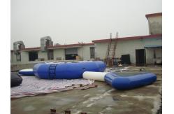 China 0.9mm PVC Inflatable Water Boucer, Trampoline With Slide, inflatable Trampoline supplier