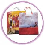 Side Gusset Bag Custom Plastic Shopping Bags With Handles for sale