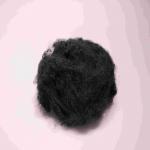 64mm Black Flame Resistant Fiber Environment-Friendly Viscose Staple Fibre for sale