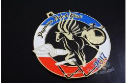 China Pegasus Marathon 5K 10k Mini Custom Metal Racing Medals Bespoke Design supplier