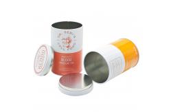 China Cylindrical Tin Coffee Can For Storing Coffee In Large Quantities supplier