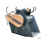 Hydraulic Crusher Bucket For Excavator 25ton High Vibration Frequency Crushing Rocks for sale