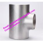 China DIN2615 Stainless steel 1.4301 reducing tee/ pipe tee manufacturer