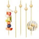 Eco Friendly Cocktail Disposable Bamboo Food Picks Toothpicks 6 Inch For Food for sale