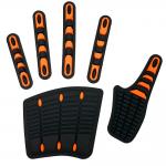 Custom TPR Patch Anti Impact Safety Enhancement In Gloves OEM ODM Accepted for sale