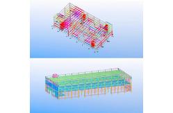 China Customized Design Prefabricated Steel Warehouse with 50 Years Lifespan and Excellent Insulation supplier