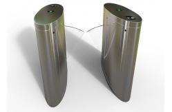 China RS485 304 Stainless Steel Facial Recognition Flap Gate Barrier supplier