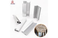 China 0.3mm Aluminium Extrusions For Led Lighting , T8 Recessed Aluminium Led Channel supplier