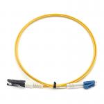 Single Mode Fiber Optic Patch Cord with PVC Duplex LC UPC to VF45 for Fiber Broad Band Solutions for sale