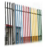 3mm Wire Mesh Metal Palisade Fencing 4*4 Hot Dipped Powder Coated Galvanized for sale