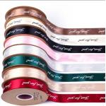 3mm-100mm Custom Satin Ribbon Gift Wrap Colorful Rainbow Grosgrain Flower Wrapping Ribbon for sale