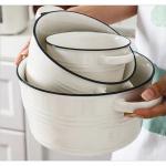 Household Porcelain Ceramic Oven Bowl Nordic Style For Soup Salad Dessert for sale