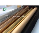 Surface Silver , Gold Rose , Gold Glitter Washable Kraft Paper Fabric For Gift for sale