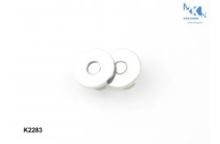 China Ultrathin Half Cover Magnetic Button Closure , Handbag Clasps And Closures supplier