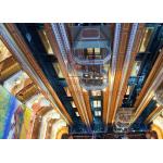 Transparent Panoramic Glass Lift , Comfortable Commercial Elevator For Public for sale