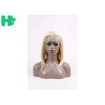 #613 Virgin Natural Human Hair Wigs , 13*4 Front Lace Short Bob Wigs for sale