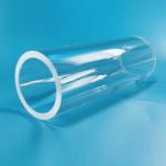 Polished Transparent Quartz Glass Tube For Customized Industrial