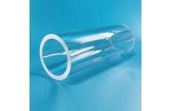 China Polished Transparent Quartz Glass Tube For Customized Industrial supplier