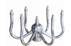 China 1.5 Brass Chrome Fountain Pool Using Garden Rotating Fountain Nozzle Water Sprinkler supplier