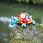 Gorgeous Metal Turtle Lawn Ornament Rustproof Metal Animal Ornament for sale