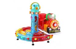 China Amusement Park Arcade Carousel Kiddie Ride With Rail Trackless Train supplier
