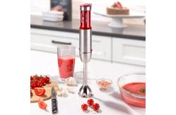 China Red Stick Hand Blender With Variable Speed Control Dishwasher Safe supplier