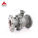 ANSI Class 150 Titanium Ball Valve Two-Piece Gr5 Fire Safe Flanged Full Port Ball Valve for sale