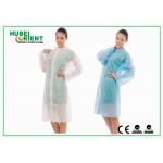 PP SMS MP Tyvek Disposable Laboratory Coat With Shirt Collar