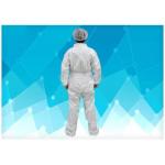 CPE Material Disposable Asbestos Suits /Breathable Disposable Painters Coveralls for sale