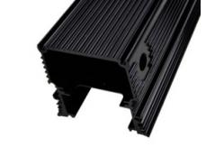 China Black Anodized Aluminum Extrusions For Electronics / Electrical Cover / Electronic Enclosure supplier
