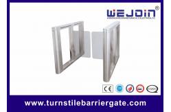 China Fashion Entrance Swing Barrier Gate Customized Barcode Reader / Scanner supplier