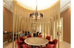 China Double Hook Aluminum Chain Curtain For Decorative Room Divider supplier