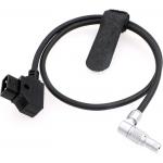 Zacuto Kameleon EVF Camera Power Cable Rotatable Lemo Right Angle 4 Pin Male To Reverse D-Tap for sale