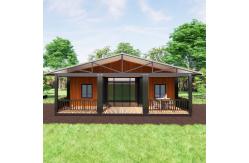 China Prefabricated Modular Expandable Container House Residential House With Balcony Room Villa supplier