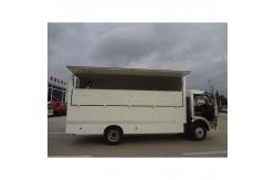 China Small Cargo Van Truck Food Vending Truck Left Steering Manual Transmission supplier