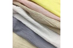 China Breathable Washed Muslin Double Gauze 100% Cotton Fabric Fine finish supplier