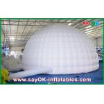 Led Lights Inflatable Air Tent , Diameter 5m Inflatable Dome Tent