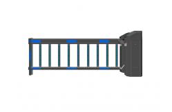 China Body Height 6m Arm IP44 Automatic Barrier Systems 250W supplier