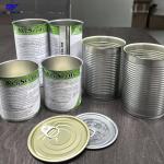 Food Grade Sauce Tin Can for Pet Food Packaging with BPA Free and Easy Open Lid for sale