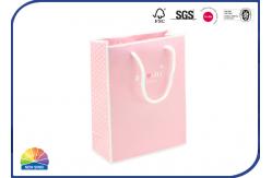 China 190gsm Coated Gloss Lamination Paper Gift Bag With Nylon Ropes Custom Dimension supplier