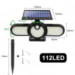 Landscape Cri70 Pir Sensor Solar Light For Yard Hotel for sale