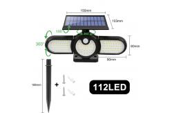China Landscape Cri70 Pir Sensor Solar Light For Yard Hotel supplier