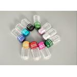 3g Mini Plastic Capsule Bottles ISO9001 Plastic Bottle With Metal Cap for sale