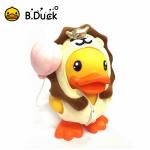 B.Duck Plastic Coin Bank With Lion Hat Cute Saving Bank As Gifts